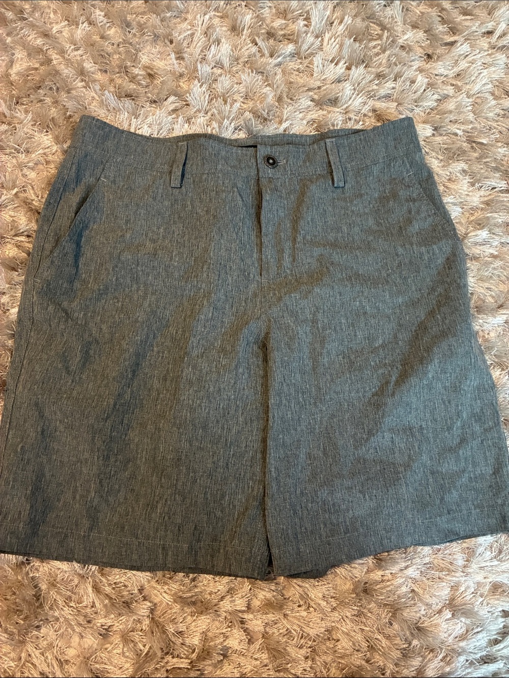 Men's Classic Gray Dress Hybrid Shorts